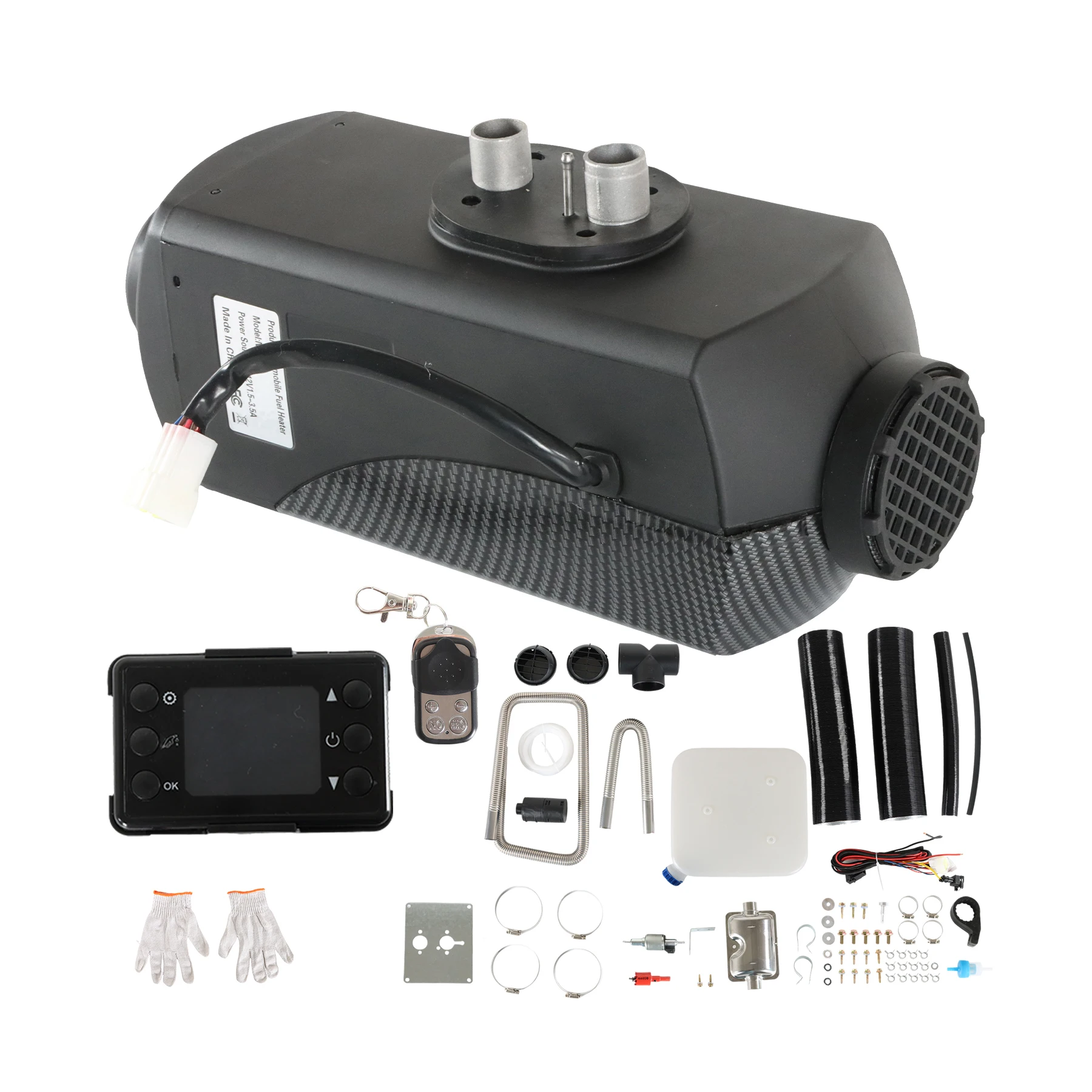 8KW 12 فولت الديزل مسخن الهواء سبليت ثقب واحد المخرج LCD المحمولة سخان التوقف ل فان قارب متنقل شاحنة مقطورة تخييم 8000 واط