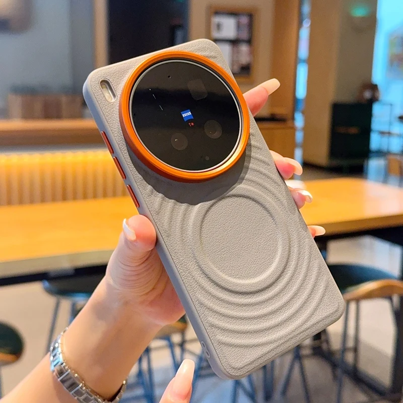 

Wave Pattern VIVO X300 Ultra X300 Pro Phone Case Magnetic Shockproof PC Shell Protective Back Cover