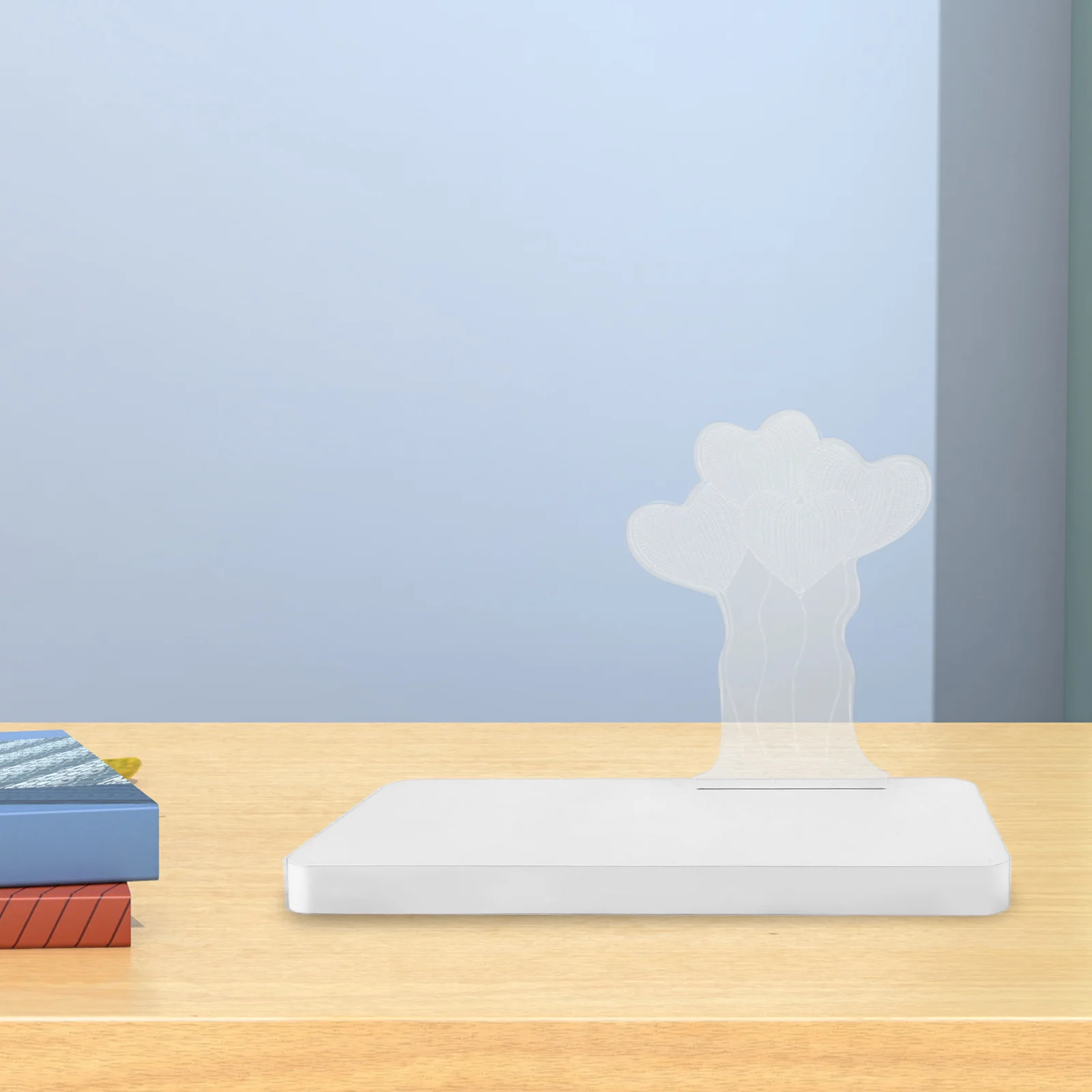 

Ночник-шар в форме сердца с USB-питанием, на деревянной подставке, декоративная прикроватная лампа для спальни, бара, кафе, ресторана, с изменением цвета