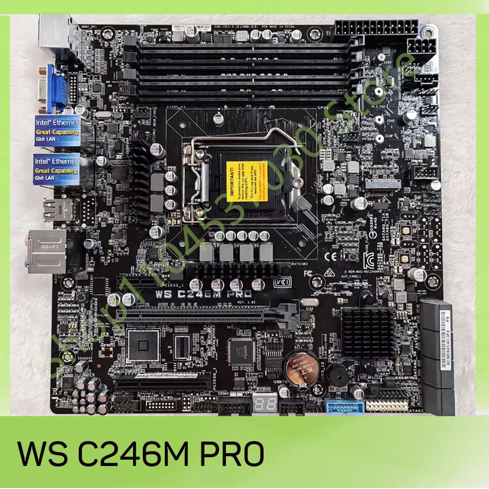 

Support DDR4 memory stick Motherboard WS C246M PRO