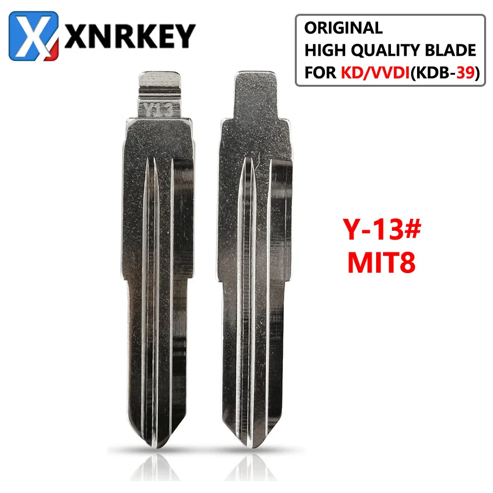 

XNRKEY 10 Pcs Type Y-13 MIT8 MIT4R Replacement Car Key Blade for Mitsubishi