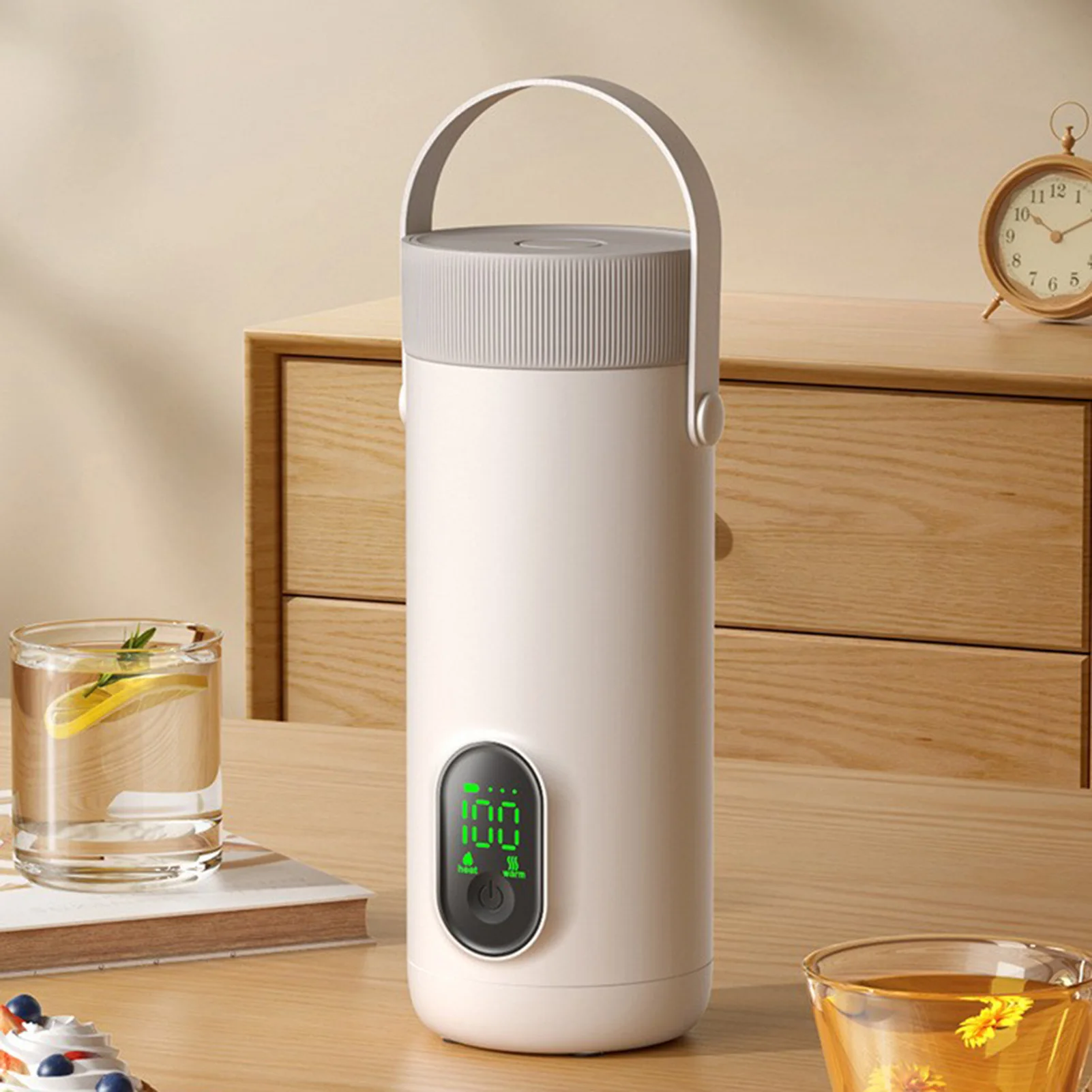 

Travel Electric Kettle 350ml Portable Small Tea Coffee USB Rechargeable Hot Water Boiler for Car Outdoor Camping Portable Kettle