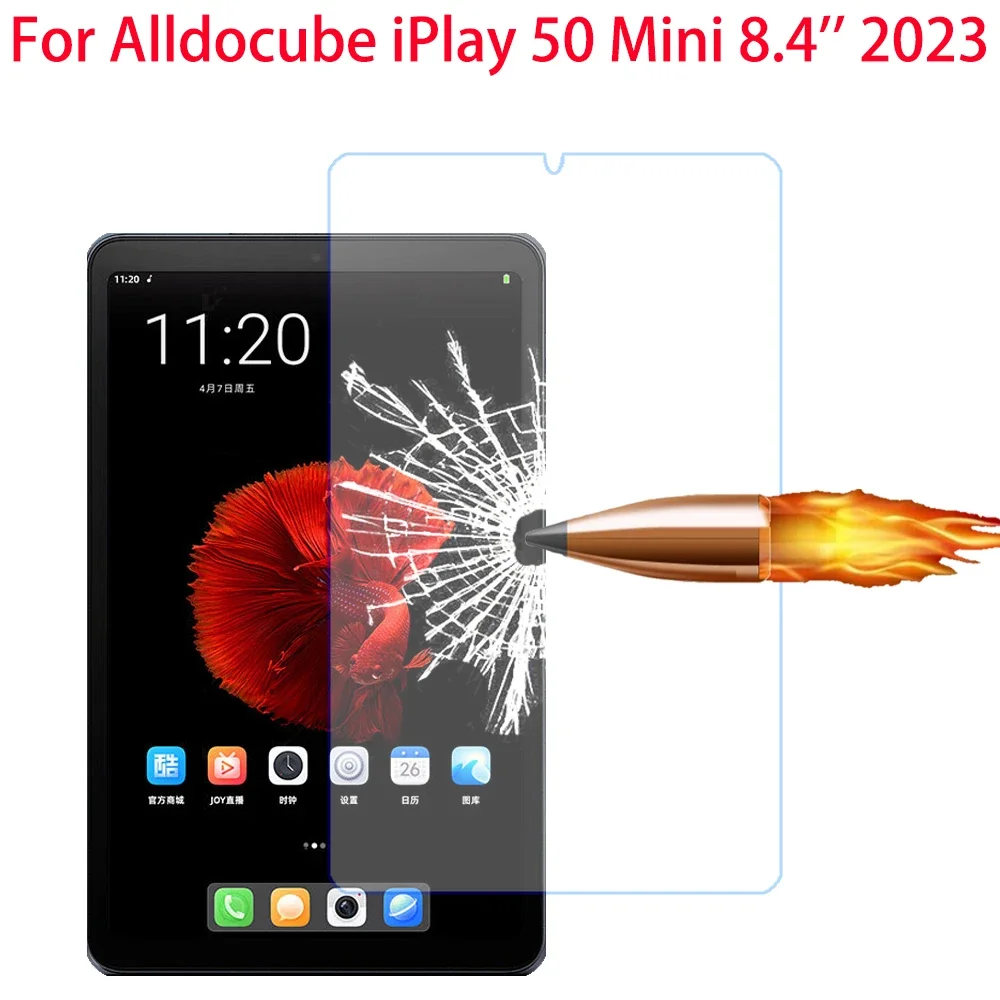 واقي شاشة من الزجاج المقسى ، Alldocube ، iPlay 50 Mini ، 8.4 "، 2023 قرص ، فيلم واقي ، 9H ، 1 قطعة ، 2 قطعة ، 3 قطعة