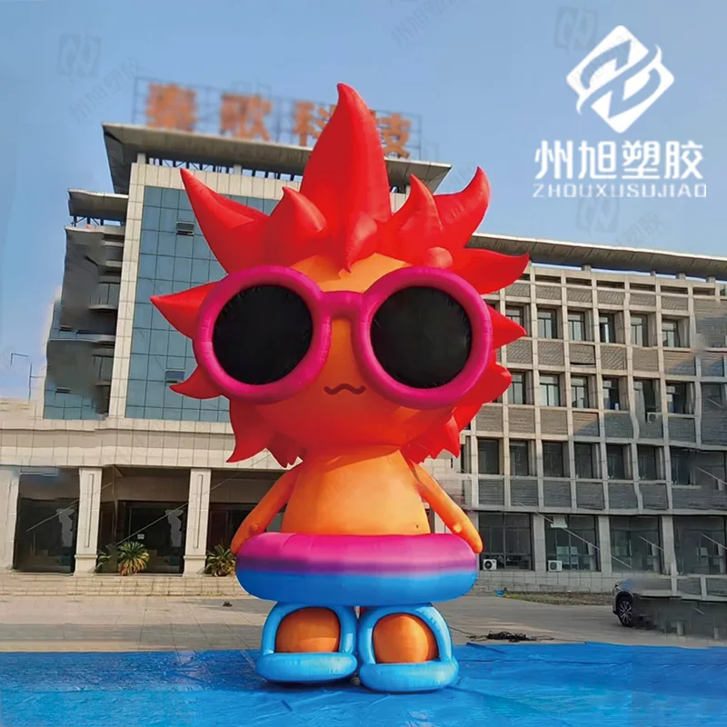 

Inflatable heat wave boy, with blower, creative human-shaped air model, outdoor activity decoration beach decoration