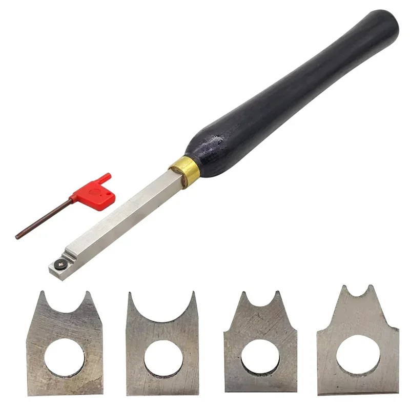 

BHBD-Discarded Semi-Circular Arc R Turning Tool Hand-Held High-Speed Steel Woodturning Tool For Hardwood