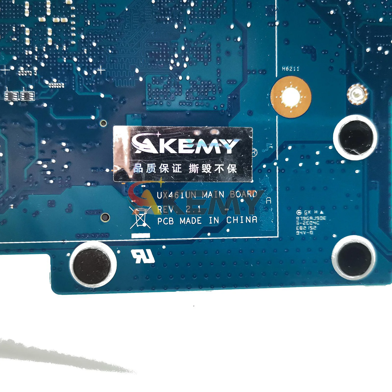 UX461UN carte mère d'ordinateur portable pour ASUS ZenBook UX461 TP461UN UX46UN TP461UA carte mère pour ordinateur portable avec processeur I3 I5 I7 100% tests OK stk