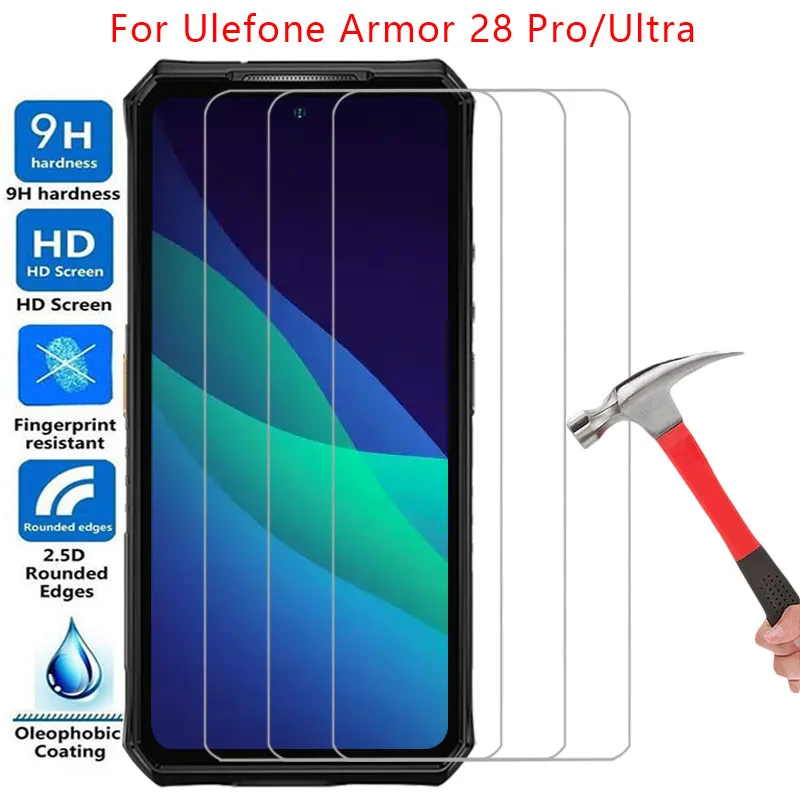 phone case for ulefone armor 28 ultra pro tempered glass on armor28 28ultra 28pro armor28ultra 5g back cover 360