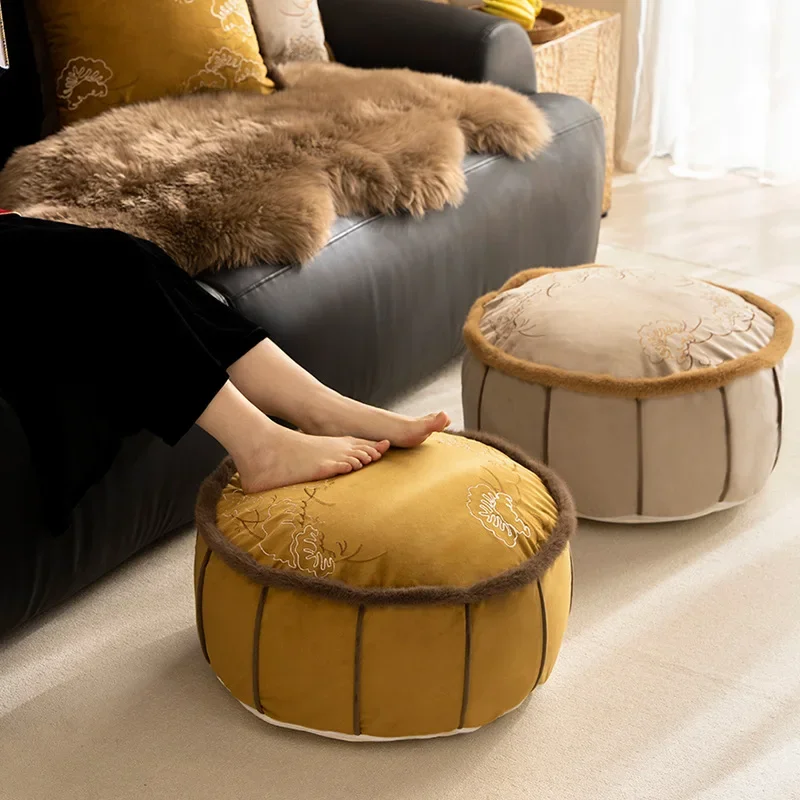 

Soft sofas, leg stools, floor tatami cushions, fart cushions, velvet embroidered pouf covers