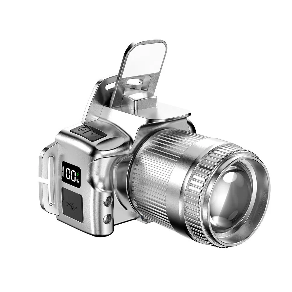 Outdoor Dedicated Headlight With High Lumen And Telescopic Zoom Induction Led Super Bright Long Endurance Cob Work Light