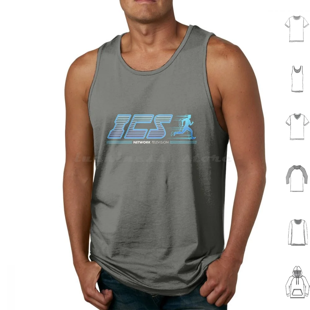 Ics Tank Tops Vest Sem Mangas Ics Ics Ics Movie Film Running Man Arnold 1987 Filmes dos anos 80 The Running Man Arnie