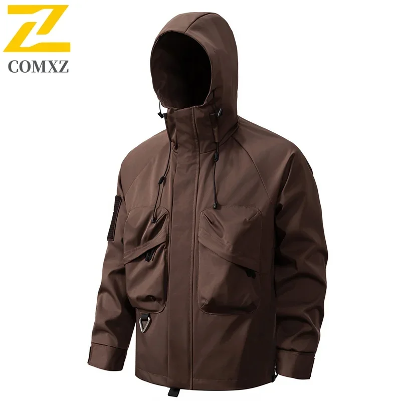 2025 Fashion Hiking Jackets Men Women Windproof Waterproof Camping Running Thin Gorpcore Unisex Coats Windbreaker Couple Work
