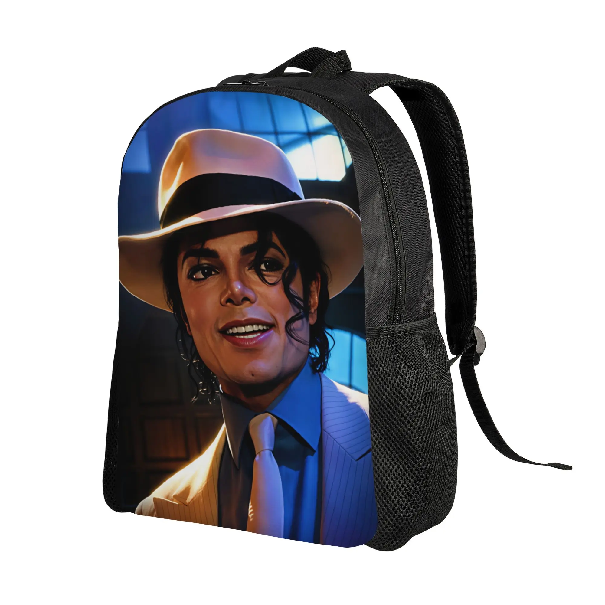 Michael Jackson Backpack  Novelty Backpacks Student Unisex Camping Print High School Bags High Quality Rucksack