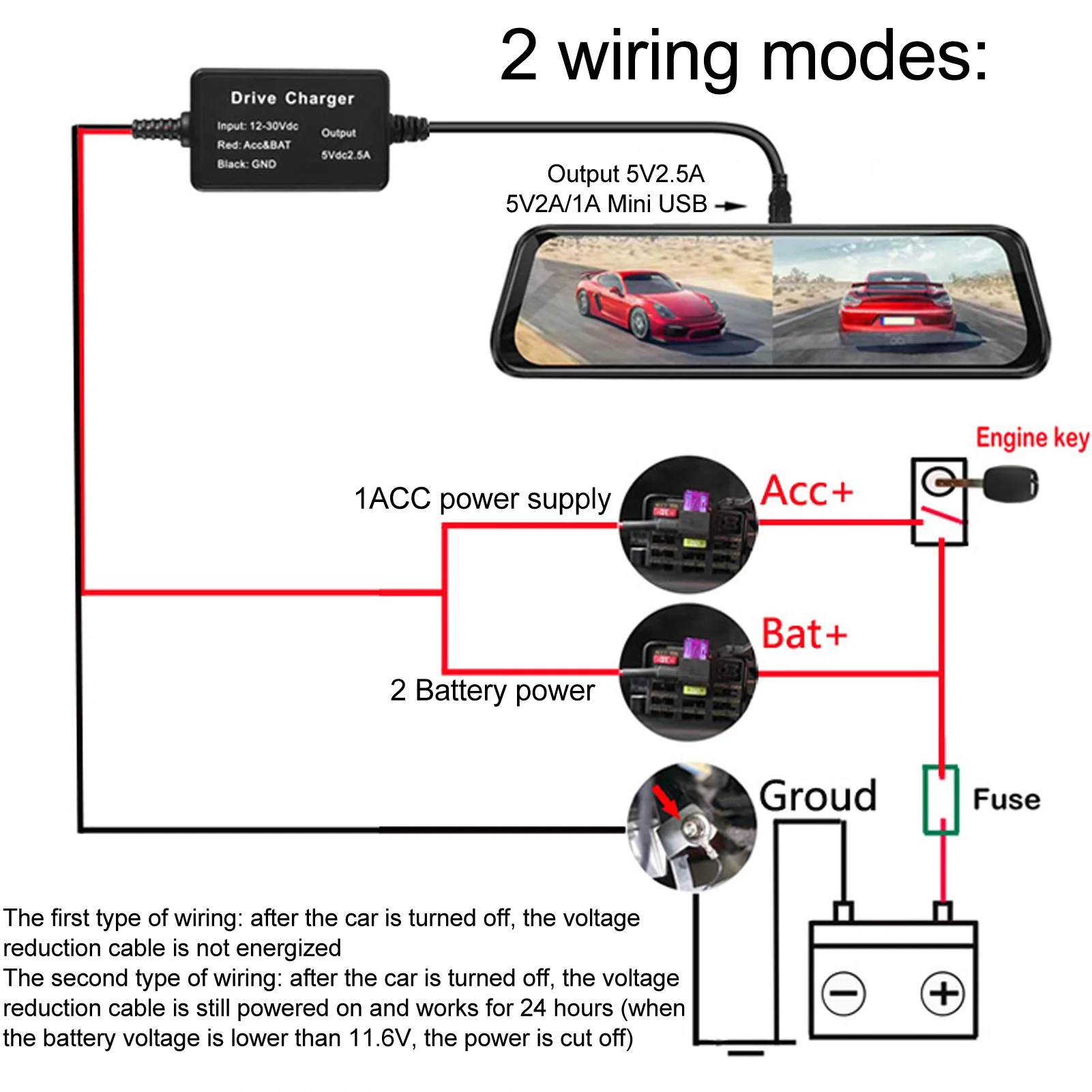 Dash Cam Hardwire K… - image