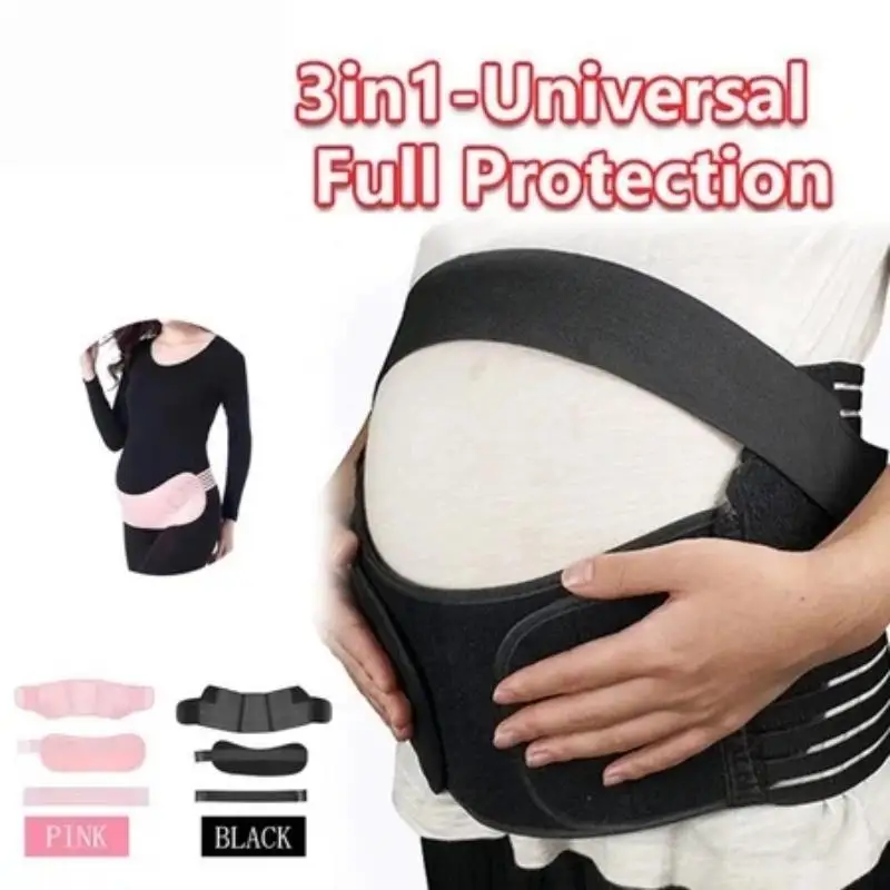 Breathable Maternity Support Belt Skin-Friendly Soft Pregnancy Belly Band Relieve Hip Pain for Pregnant Women Walking Outdoor