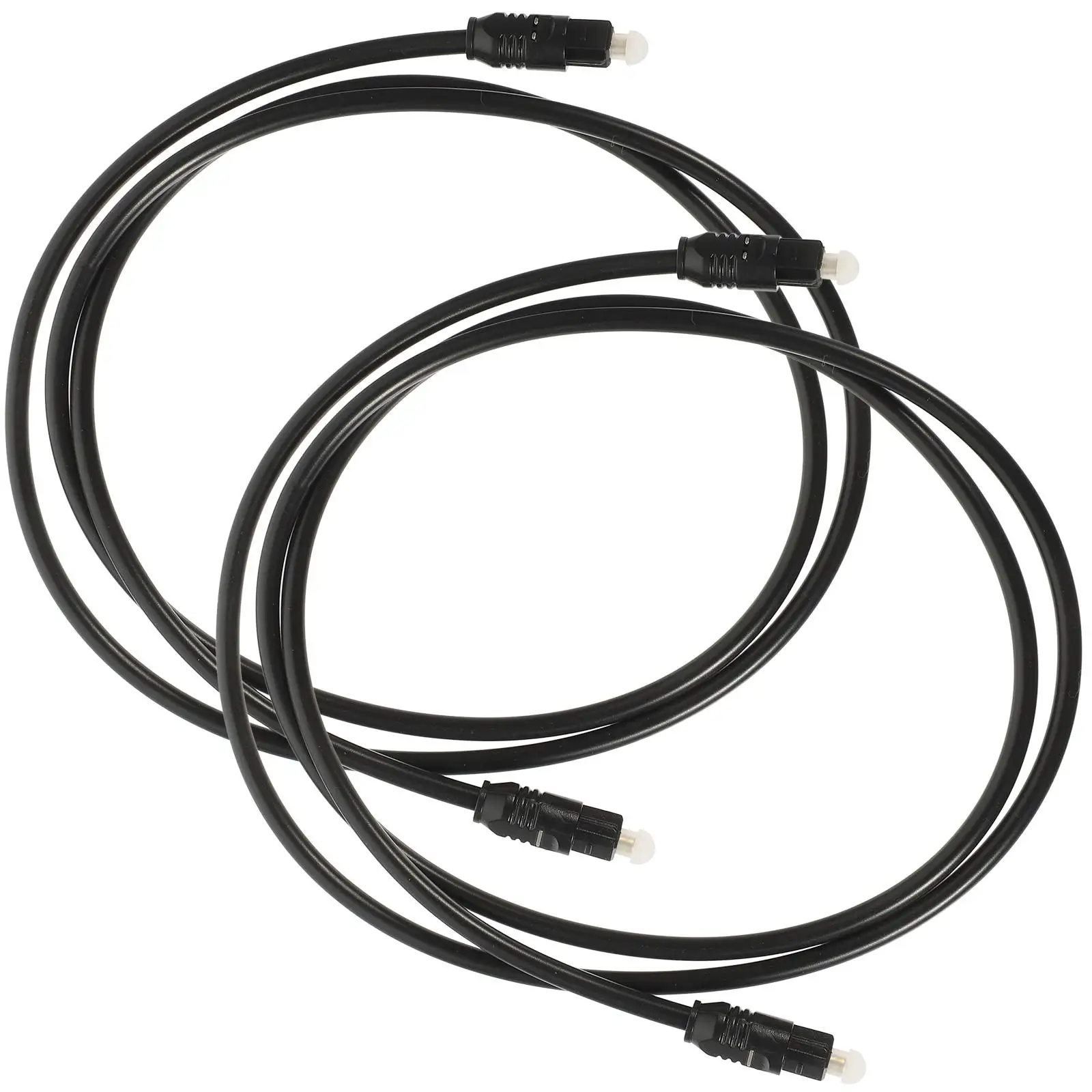 

2 Pcs Number Optical Audio Cable Television PMMC Fiber Fiber-optic-audio-cables