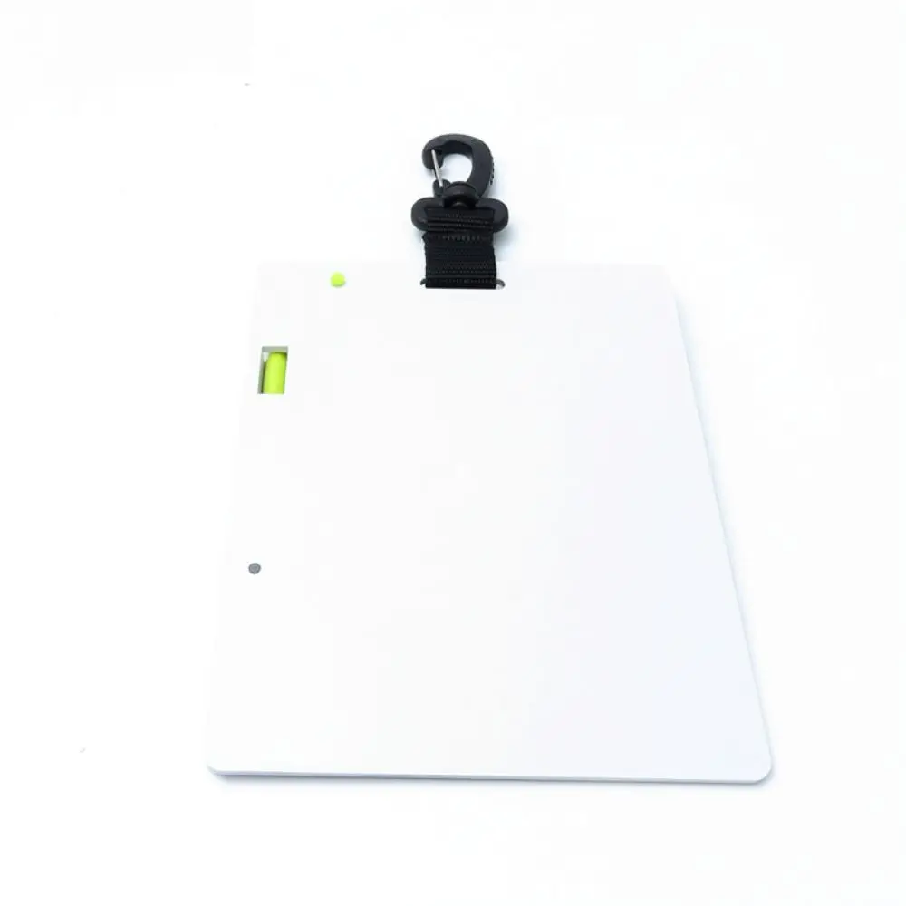 Technical Scuba Diving Writing Board Underwater Note Slate Durable ABS Tablet For Diving Sports Information Communication Gear