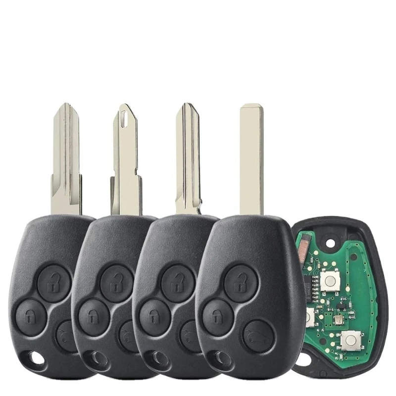 3 Buttons Remote Car Key 433Mhz ID46-PCF7946 Chip For Renault Duster Modus Clio 3 Twingo DACIA With VA2/VAC102/NE72/HU136 Blade
