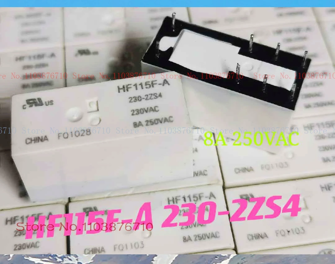 HF115F-A 230-2ZS4 8A250VAC