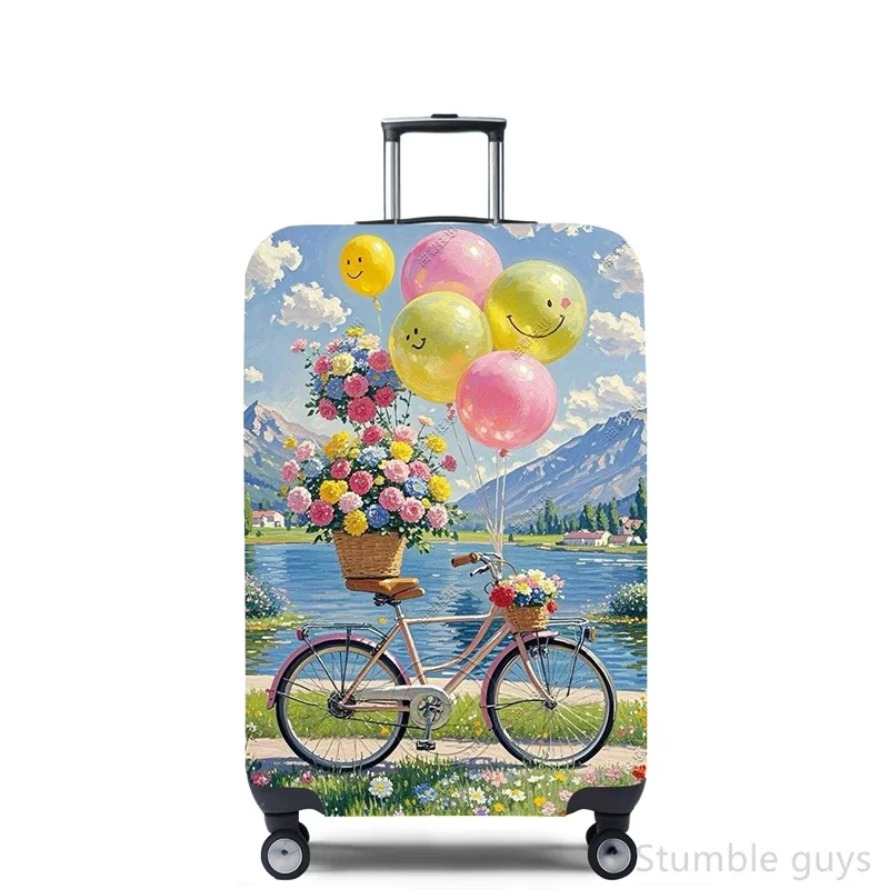 

Elastic Travel Luggage Cover Protective Dustproof Anti-Scratch Suitcase Sleeve Sturdy For Airplane & Road Travel 18-32 Inch