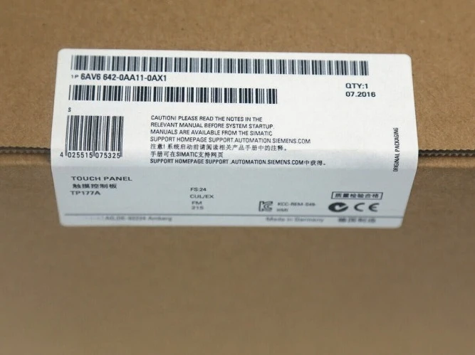 

Brand New Original 6AV6642-0AA11-0AX1 Simatic Touch Panel Fast delivery