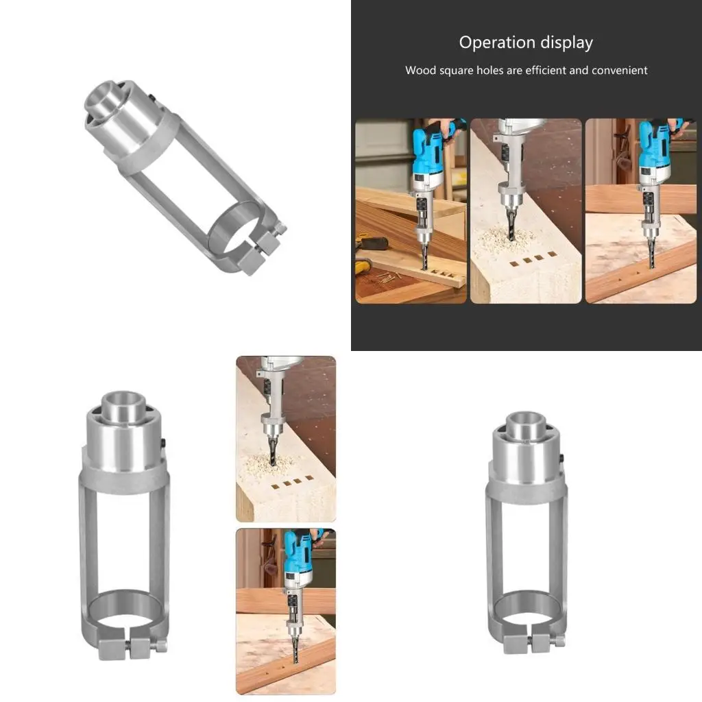 

652F Square Hole Drill Bit Woodworking Square Mortising Bracket Woodworking