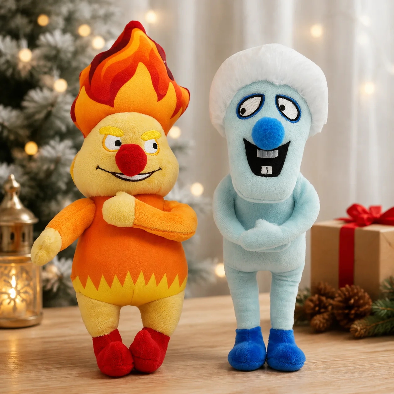 Плюшевая мягкая игрушка Heat Miser Snow Miser, коллекционная, без Санта-Клауса, рождественская игрушка-подарок для детей, мальчиков и девочек
