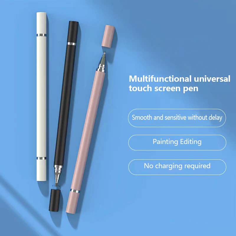 2 In 1 Stylus Pen Cellphone Tablet Capacitive Touch Pencil For Universal Android Phone Drawing Screen Pencil