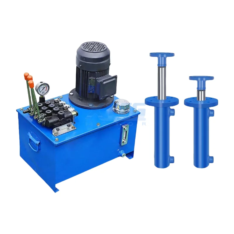 Customized High-quality Hydraulic Small  Unit Dual-acting Hydraulic System Pumping Station AC380V