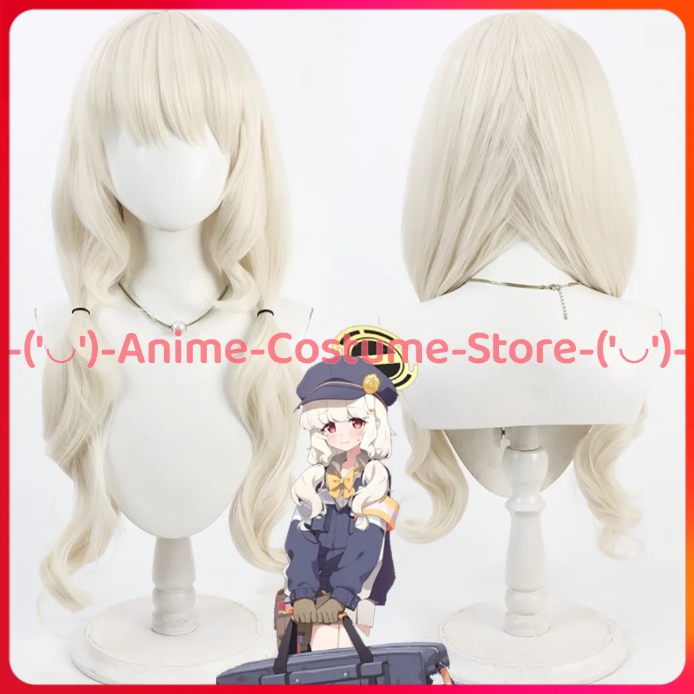 

Blue Archive Utsumi Aoba Cosplay Wig Twin Braid Anime Game Character Halloween Carnival Party Wigs Heat Resistant Synthetic Hair