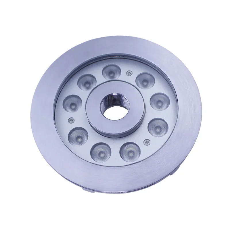 Nozzle Fountain Ring Lamp Dmx Ip68 Submersible Jet Spouting Water Up Light Rgb Warm White Landscape Underwater Light