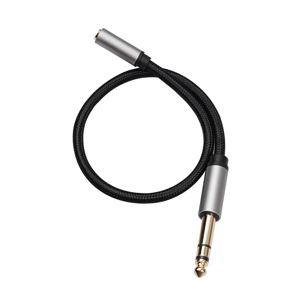 Headphone Player PC Extender Aux Cable 6.35mm Male to 3.5mm Female Professional Instrument Cable Guitar Part