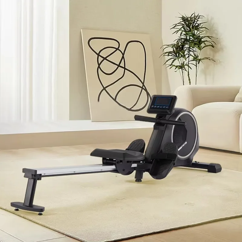 New Arrival Comfortable Foldable Home Use Rowing Machine with Magnetic Resistance 4KG Flywheel Ergonomic Saddle EN957 Certified