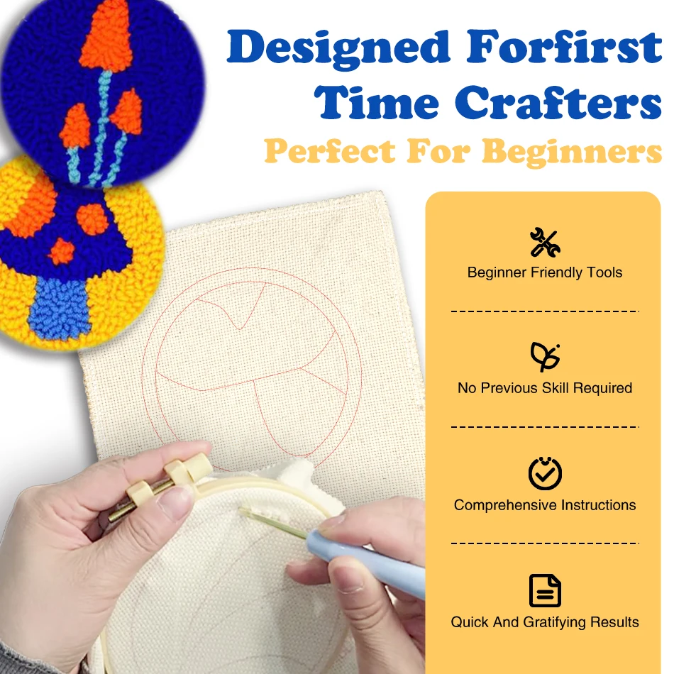 Punch İğne İşlemeli Bardak Alt - Art Craft Simple incelemesi ve fiyatı