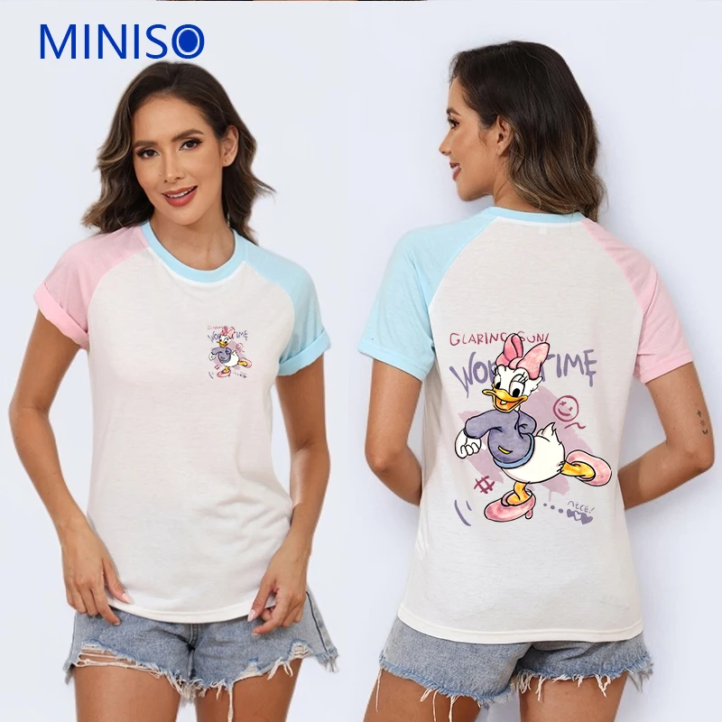 

Trends Plus Size Women Cartoon Tops & Tees Clothes Y2k Custom T-shirt Short Sleeve Disney Mickey Clothing Brands Summer Dress