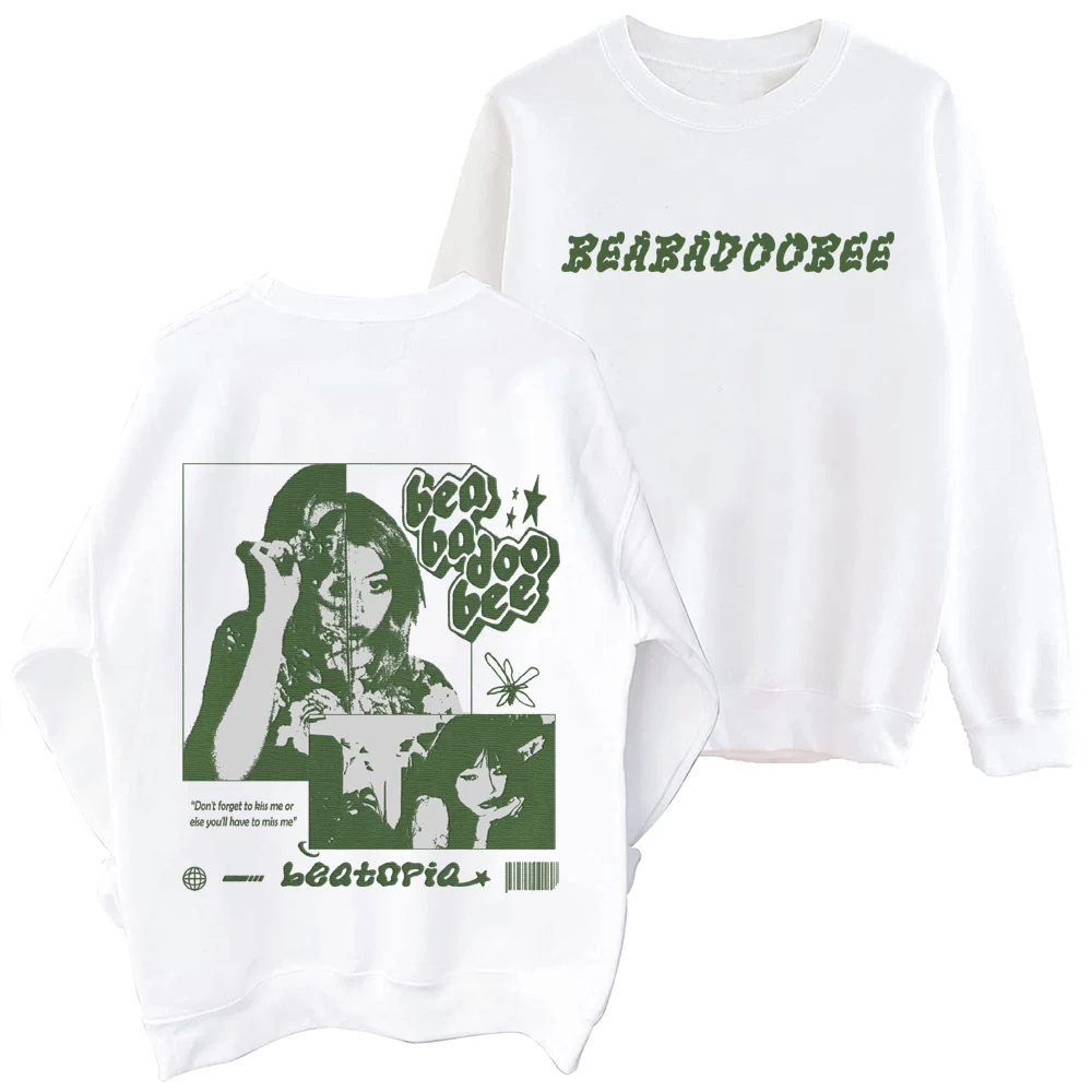 Limited Beabadoobee Sweatshirt Harajuku Long Sleeve Oversized Popular Music Hoodie Fans Gift