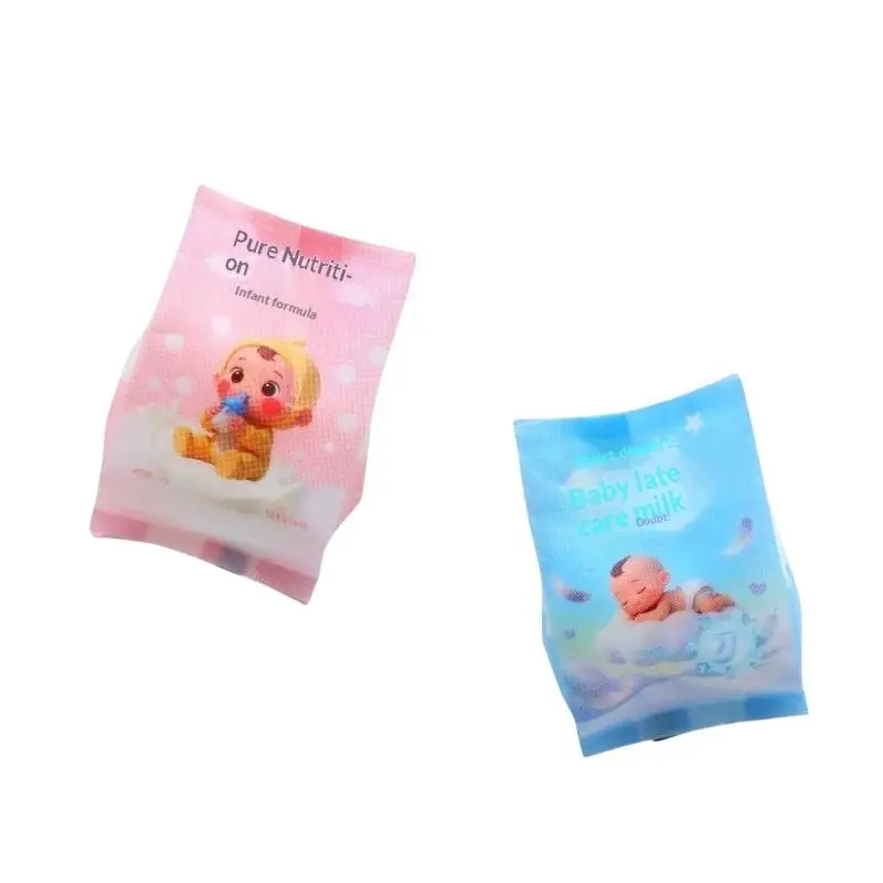 

New Home Decoration 1Pcs Cute Miniature Scene Food Toy Dollhouse Mini Milk Powder Diaper Model For Doll Accessories Toys