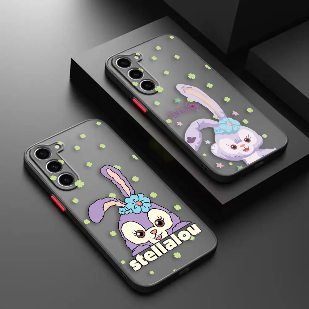 

Cartoon Cute StellaLou Matte Phone Case for Samsung Galaxy S23 S22 S21 S20 S10 4G S9 S8 Plus ULTRA 5G LITE Case Funda Capa Shell