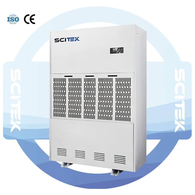 SCITEK High-Quality Industrial Dehumidifier Automatic Defrost System Humidity Control Drying Machine