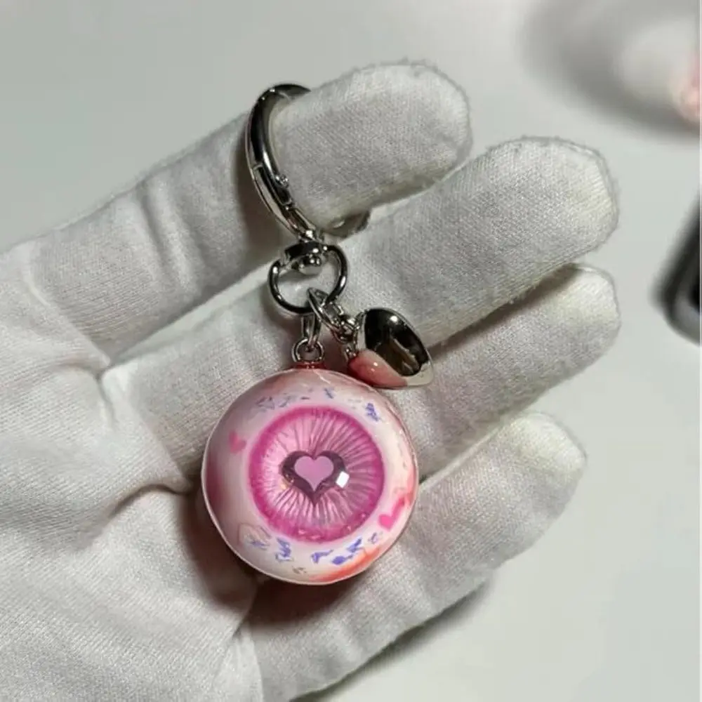 Schlüsselanhänger mit Auge im Gothic-Stil aus Harz, Augen-Charms, Halloween-Augen-Schlüsselanhänger, handgefertigtes lustiges Design, Augen-Schlüsselanhänger – Detail 4