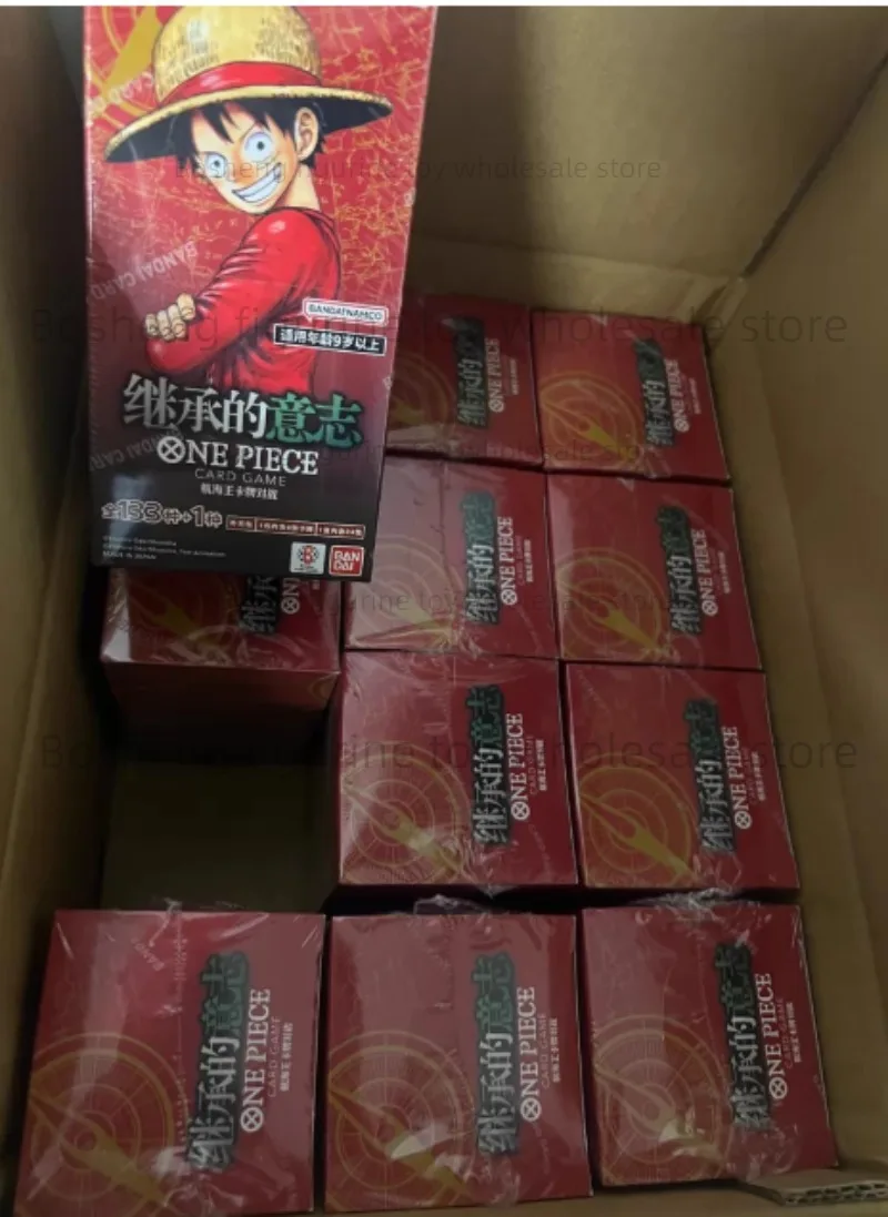 

100% Original BANDAI Japanese One Piece OP13 Special Bonus card Booster Box Carrying on His Will Tcg game Collection Card Gift