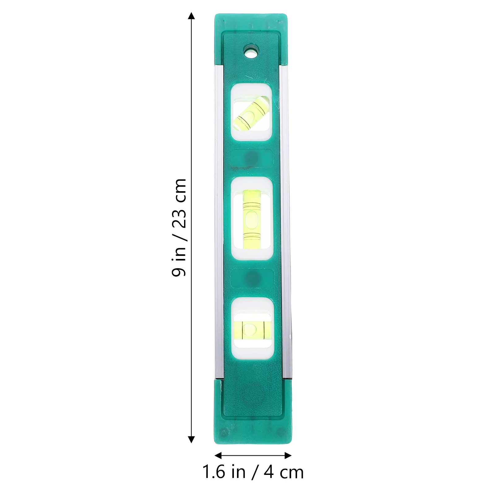 9 Inch Aluminum Surface Level Mini Size High Precision Ruler Measuring Tool Levelling Accessories Lightweight