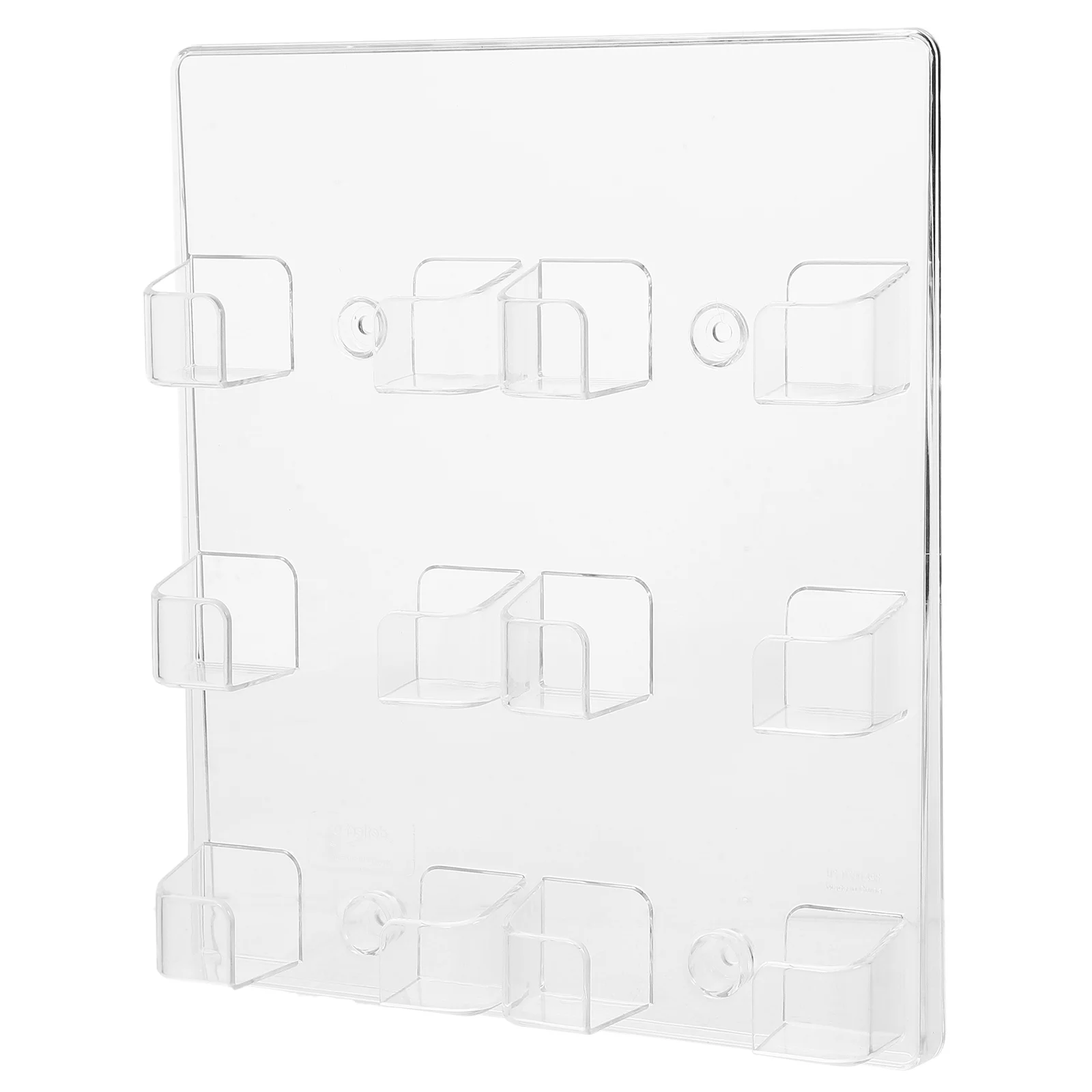 

Business Card Case Cards Organizer Wall-mounted Glass Holder for Name Stand