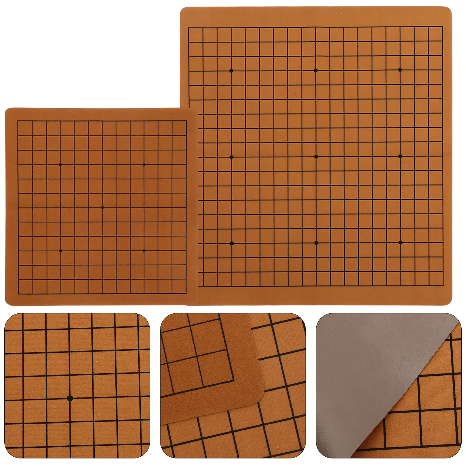 

2Pcs Folding Double-Sided Portable Go Chessboard Children Educational Game Strategy Board Play