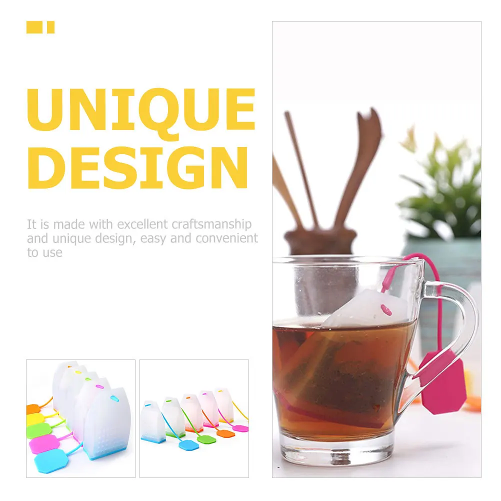 

2Pcs Silicone Tea Infuser Strainer Safe Home Restaurant Use Fine Craftsmanship Easy Clean Practical Efficient Loose Leaf