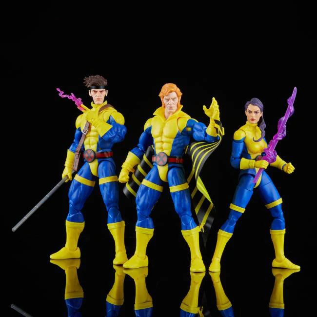 

Original Marvel Legends X-Men Storm Jubilee Forge 3-Pack 6" Action Figure Boxed Marvels Blacksmith Storm Lee Chien Huan Figuri