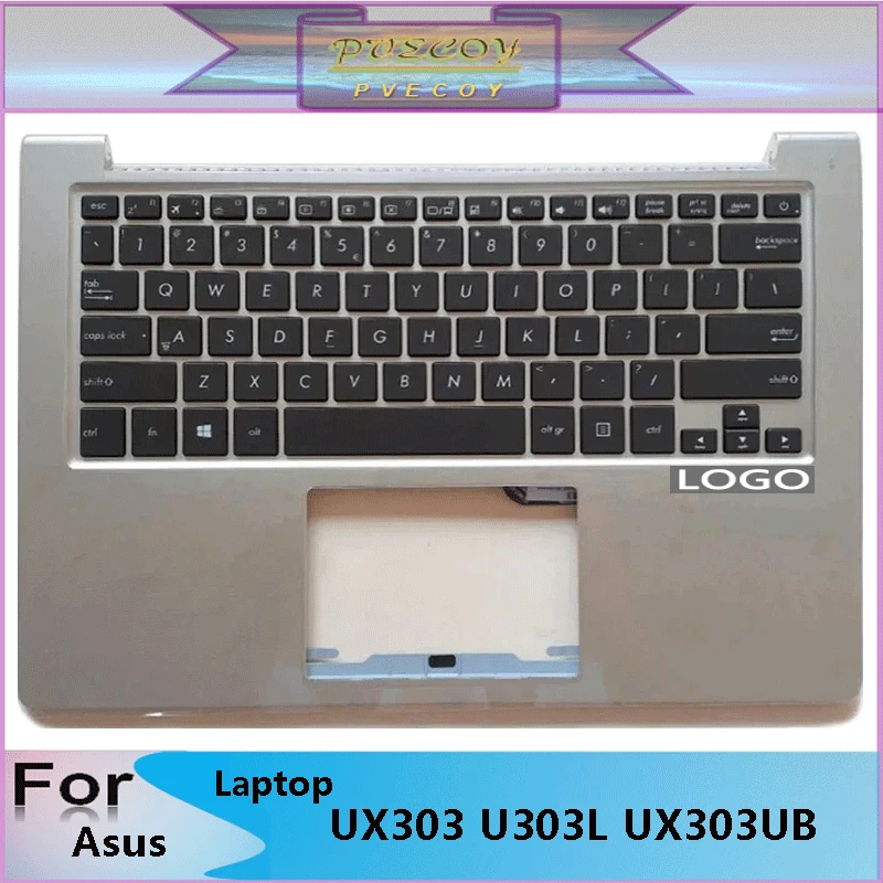 

New Original For Asus UX303 U303L UX303UB U303U UX303UA Laptop Palmrest Case Keyboard US English Version Upper Cover