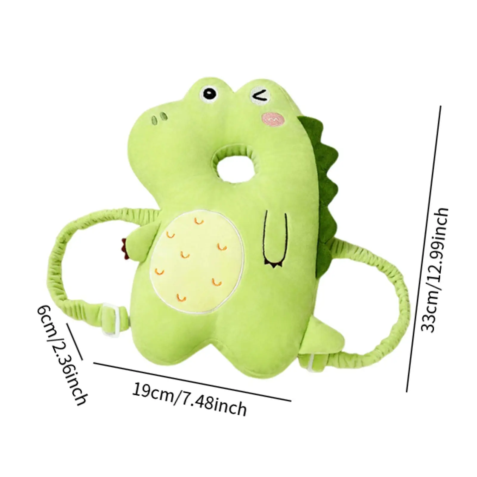 ベビーヘッドプロテクターバックパックソフトポータブル動物の形の赤ちゃんの頭保護クッション子供幼児クロール着用子供