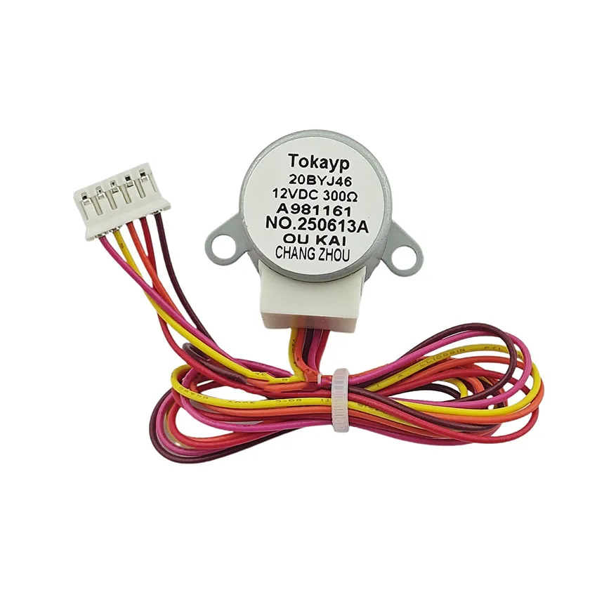 Motor síncrono de lâmina oscilante, motor guia de ar 12v [em forma de y] 20byj46 para unidade suspensa de ar condicionado panasonic