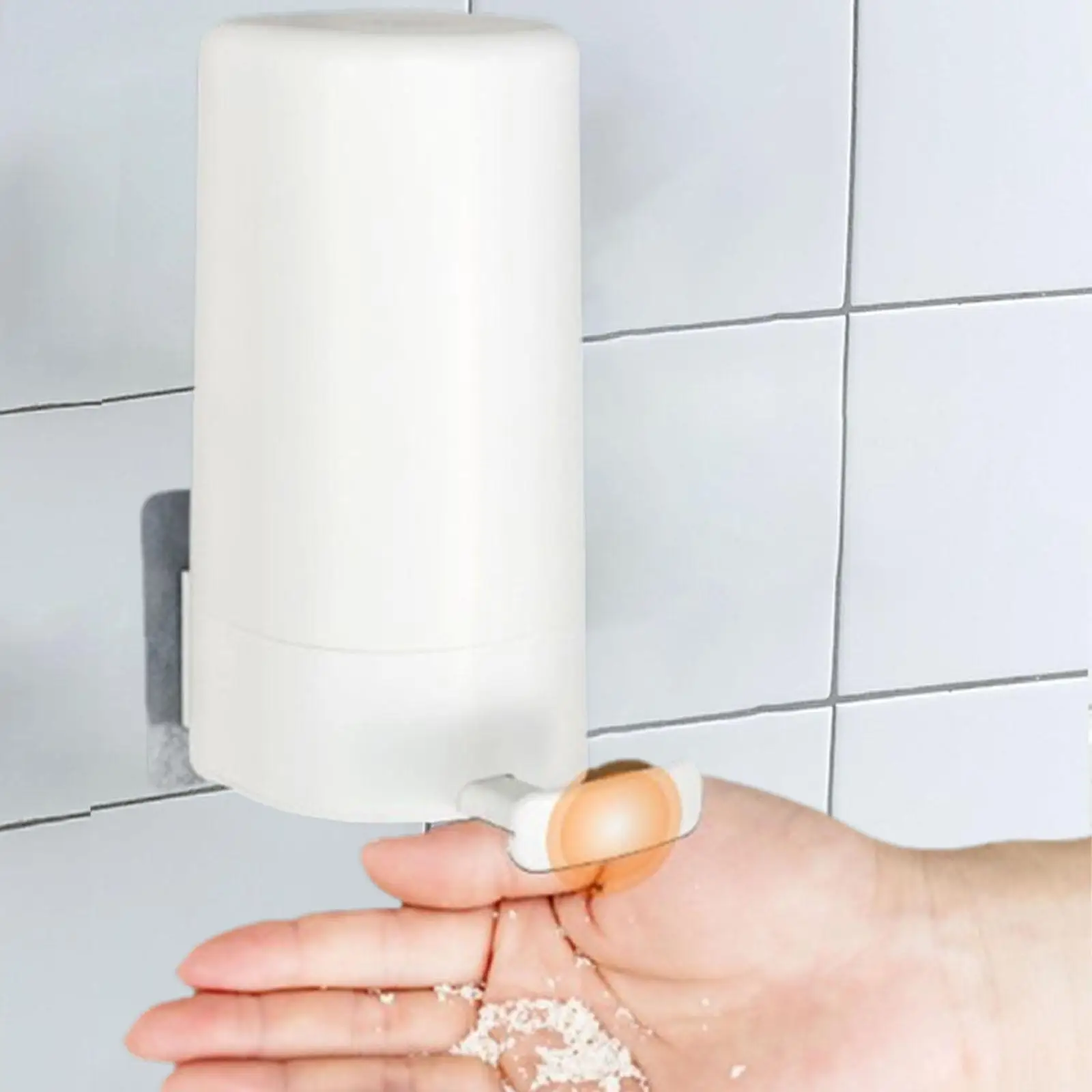 Soap Grinder Dispenser Wall Installation Fully Enclosed Manual Soap Saving Tool for Kitchen Office Hotel Gyms Urban Apartment