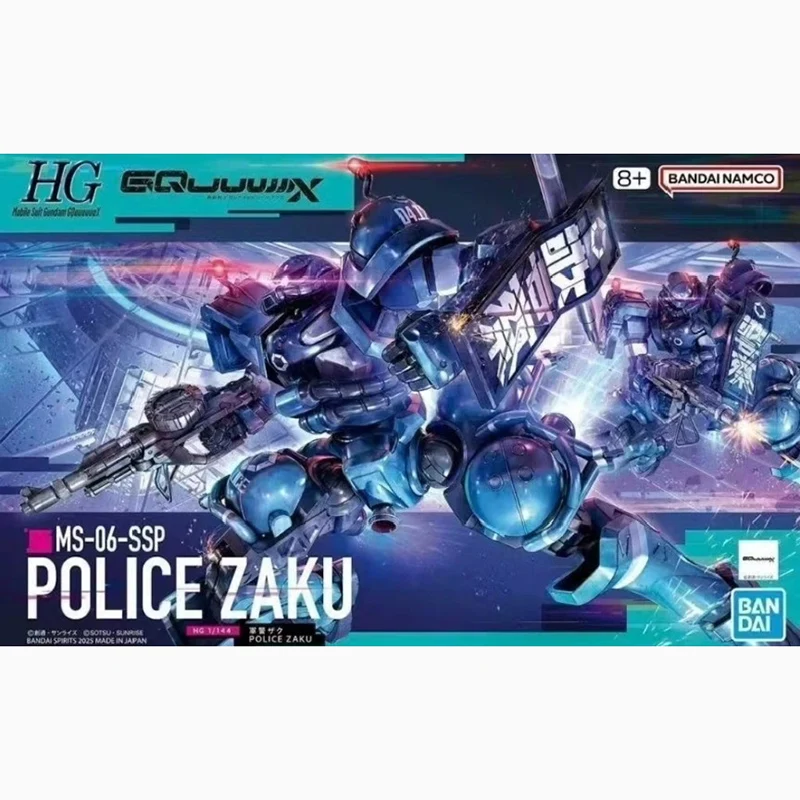 Op voorraad BANDAI HG 1/144 Gundam GQuuuuuuX GFreD Assemblagemodel Ver. Anime actiefiguren verzamelspeelgoed
